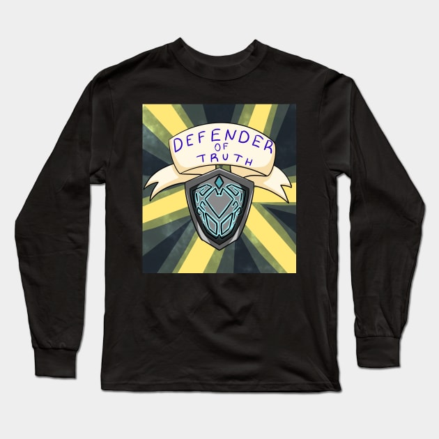 Defender of Truth Long Sleeve T-Shirt by Dream's Chaotic Store